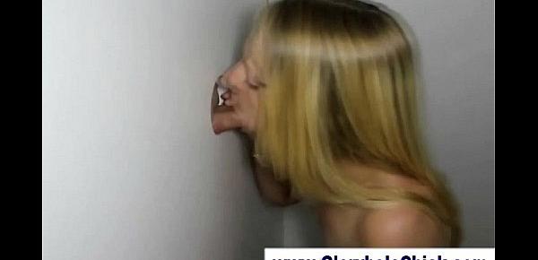  Teen jizzed at gloryhole